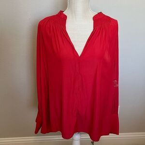 NWT Chelsea28 Red Top